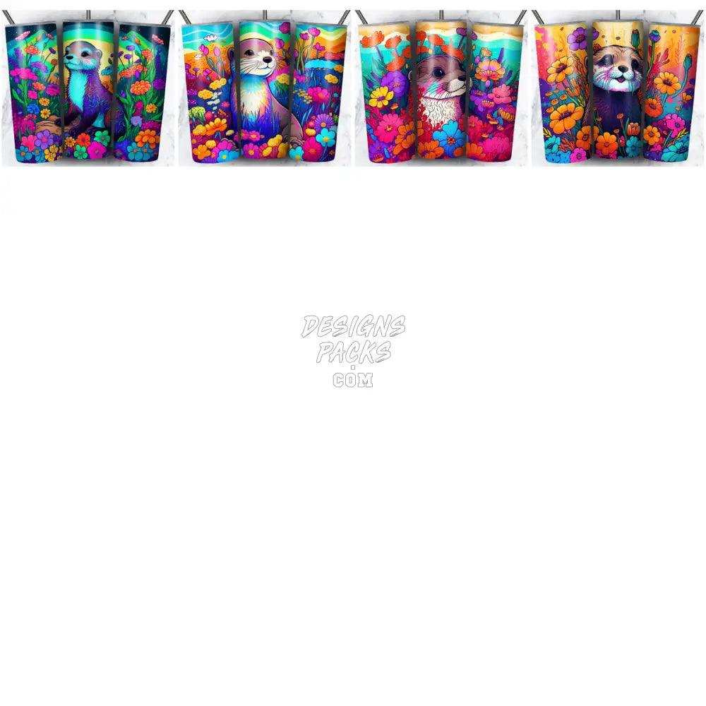 99 Colorful Animals Tumbler Wrap Bundle Jpg