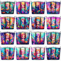 Load image into Gallery viewer, 99 Cute Mermaid Tumbler Wrap Bundle Jpg
