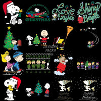 Load image into Gallery viewer, 99 Dog Cartoon Christmas Designs Bundle Png
