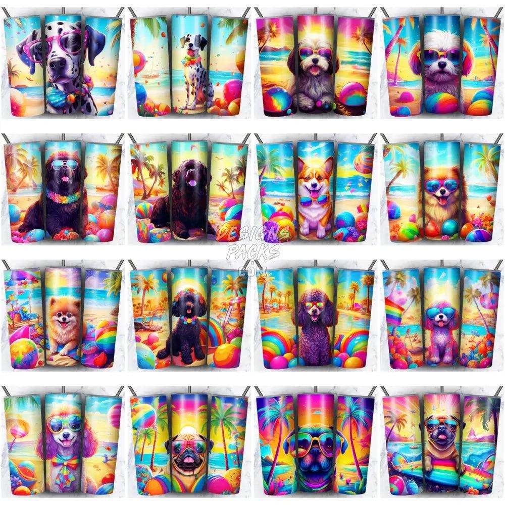 99 Dogs On The Beach Tumbler Wrap Bundle Jpg