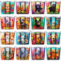 Load image into Gallery viewer, 99 Dogs Paper Art Tumbler Wrap Bundle Jpg
