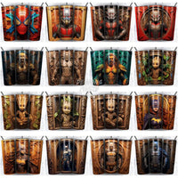 Load image into Gallery viewer, 99 Engraved Superheroes Tumbler Wrap Bundle Jpg
