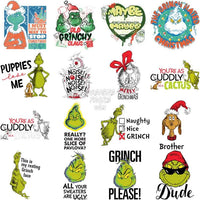 Load image into Gallery viewer, 99 Grinch Cartoon Christmas Designs Bundle Png
