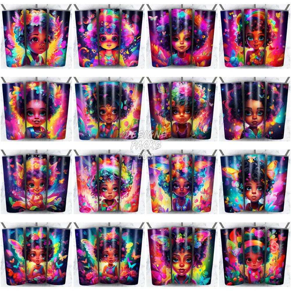 99 Magical Cute Black Baby Girl Tumbler Wrap Bundle Jpg