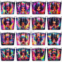 Load image into Gallery viewer, 99 Magical Cute Black Baby Girl Tumbler Wrap Bundle Jpg
