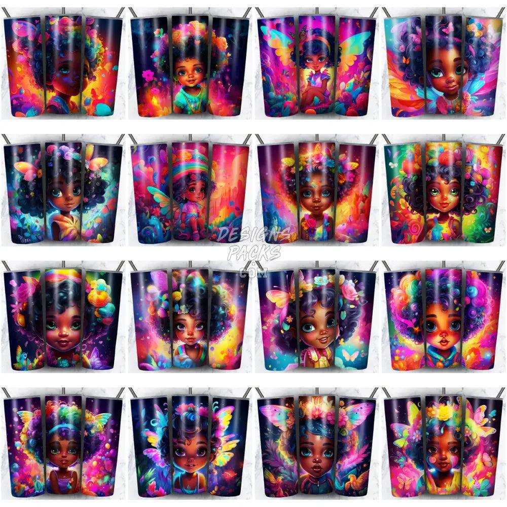99 Magical Cute Black Baby Girl Tumbler Wrap Bundle Jpg