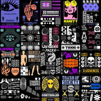 Load image into Gallery viewer, 99 Mixed Streetwear Designs Bundle Png Svg Eps
