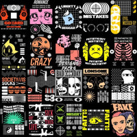 Load image into Gallery viewer, 99 Mixed Streetwear Designs Bundle Png Svg Eps
