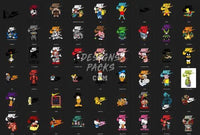 Load image into Gallery viewer, 99 Sport Cartoon Brand Designs Bundle PNG
