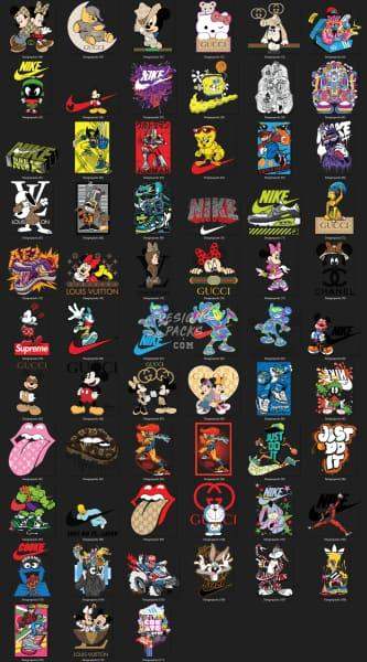 99 Sport Mix Popculture Brand Designs Bundle PNG designspacks
