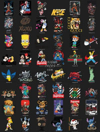 Load image into Gallery viewer, 99 Sport Mix Popculture Brand Designs Bundle PNG designspacks
