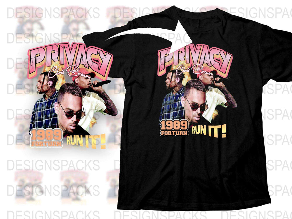 Vintage 1989 Run It! Privacy Club Shirt, Retro Graphic Tee, Hip-Hop Style T-Shirt, Unique Gift Idea