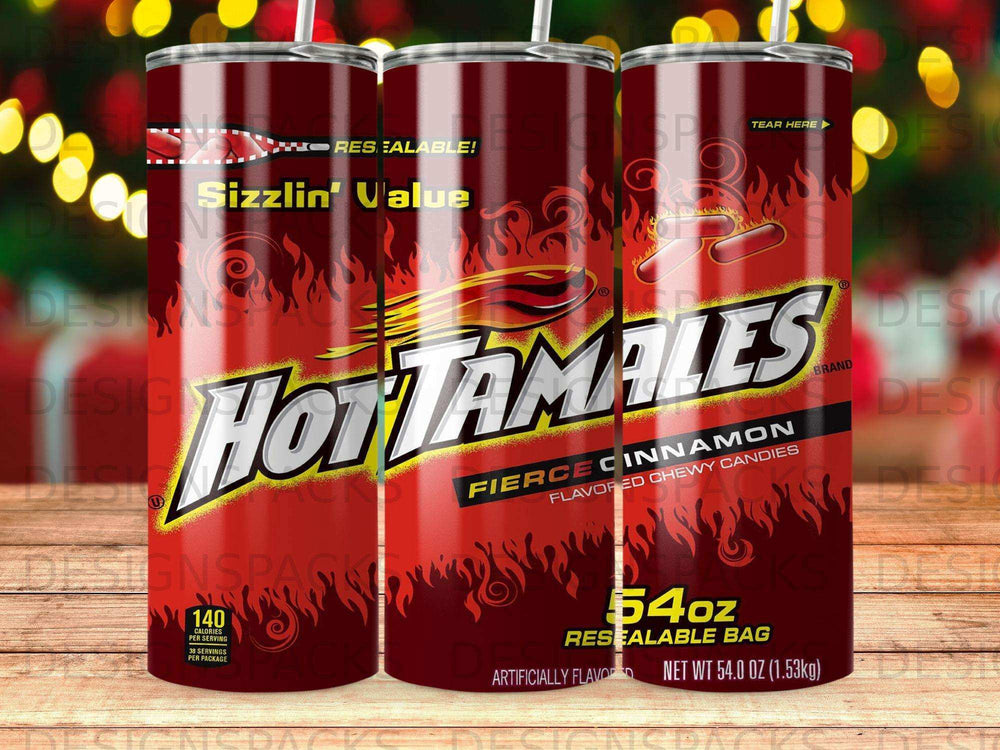 Hot Tamales Fierce Cinnamon chewy candies resealable bag, 54oz.