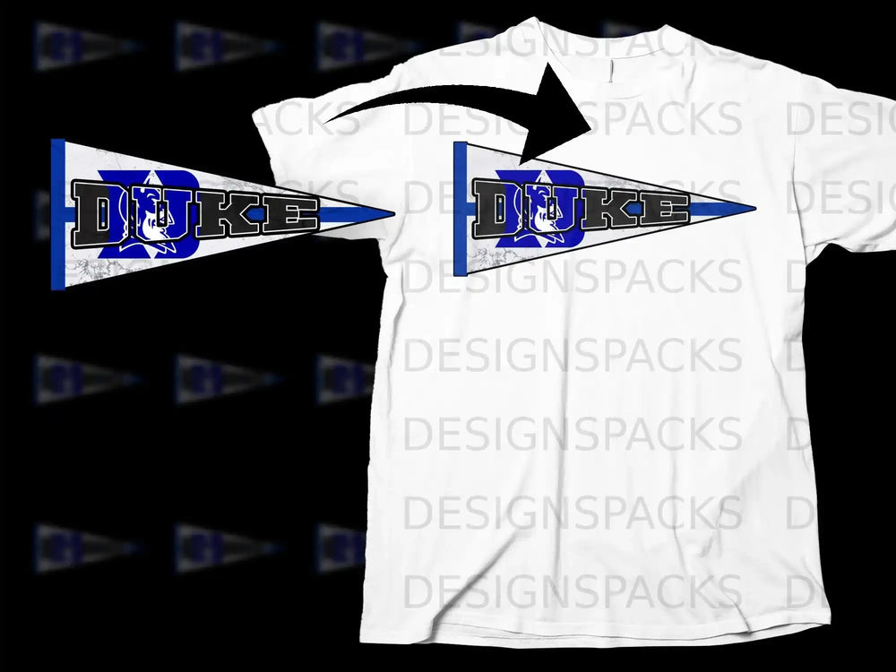 Duke Blue College Mascot Merchandising T-Shirt