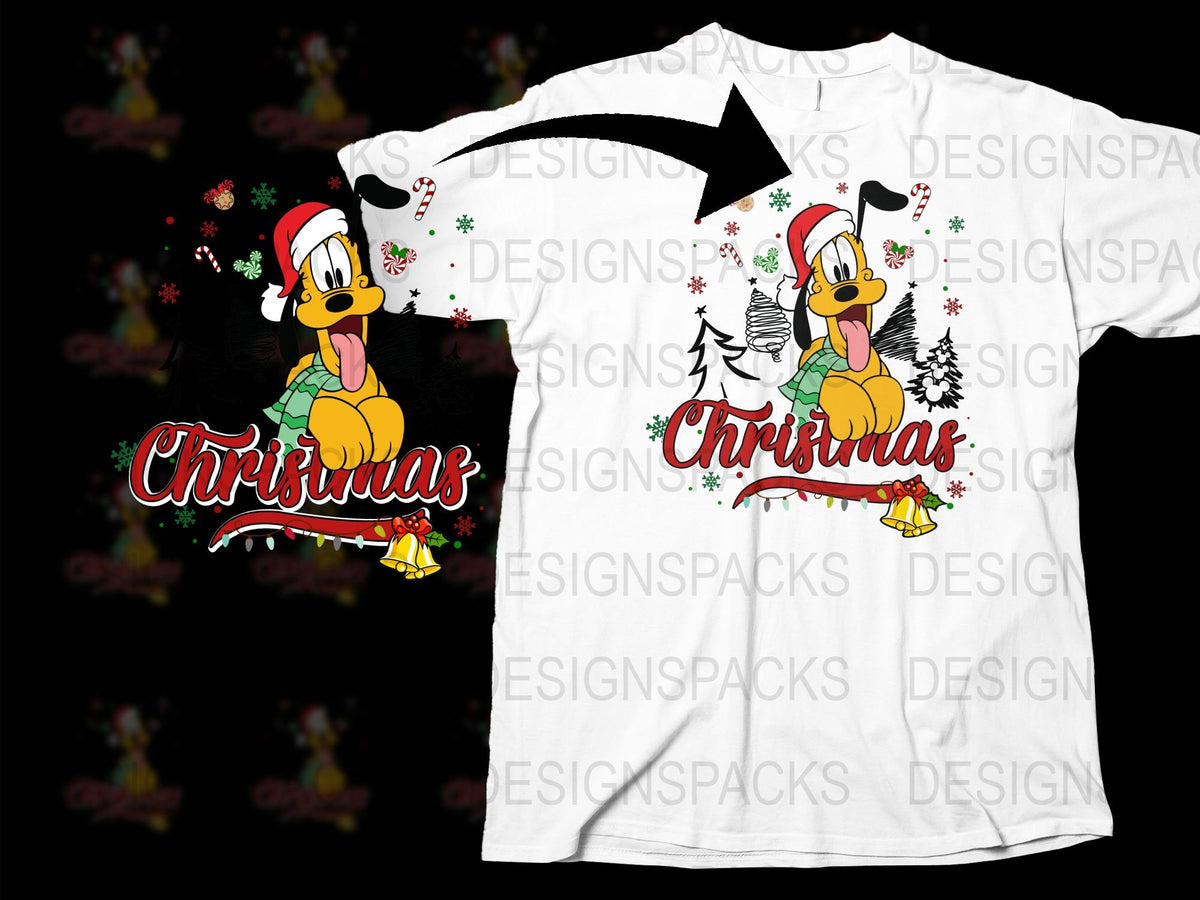 Festive Donald Duck Christmas T-Shirt, Holiday Graphic Tee, Disney Character Apparel, Winter Clothing Gift Idea