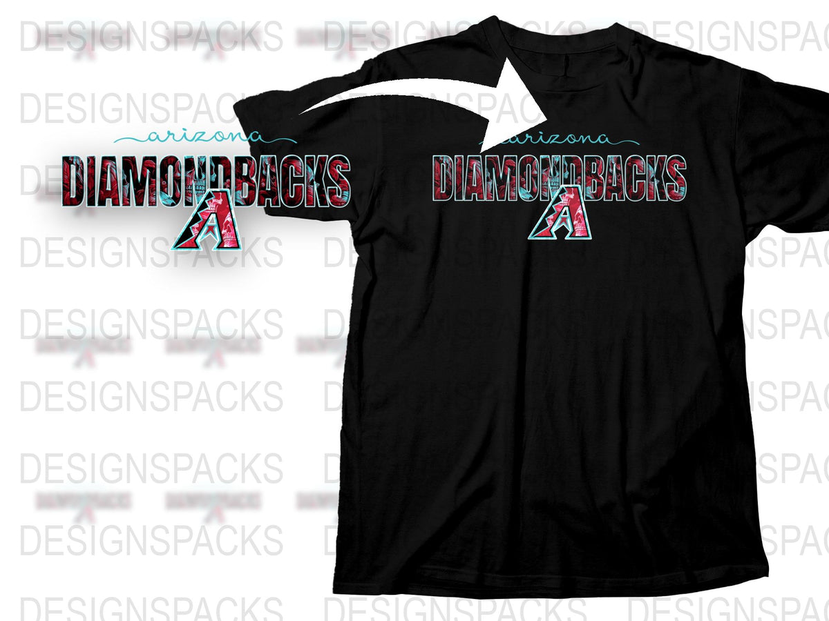 Arizona Diamondbacks Inspired T-Shirt, Black Cotton Tee, Sports Fan Apparel, Unisex Graphic Shirt