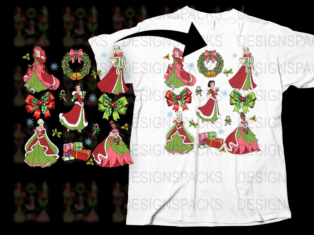 Vintage Christmas Angel T-shirt, Holiday Graphic Tee, Festive Retro Design, Women's Fashion Top
