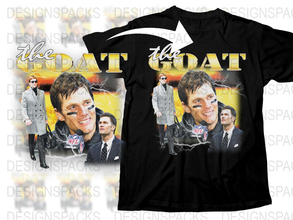 NFL Quarterback Themed T-Shirt, Sports Fan Apparel, Football Player Graphic Tee, Casual Wear