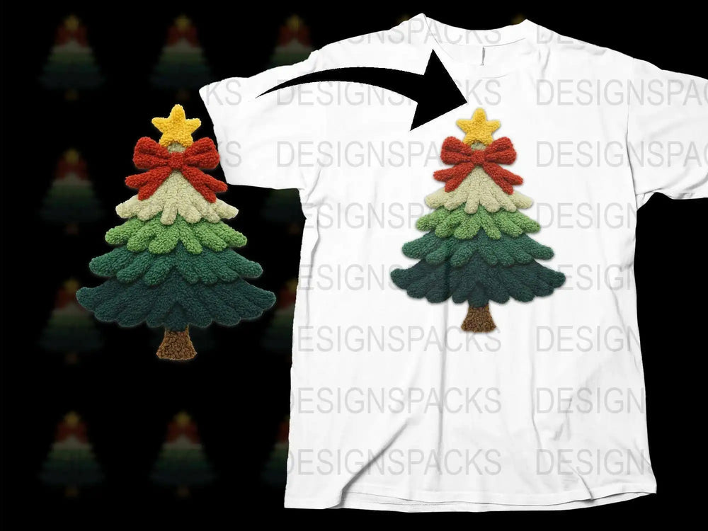 Festive Christmas Tree T-Shirt, Colorful Holiday Apparel, Unisex Winter Fashion, Graphic Tee