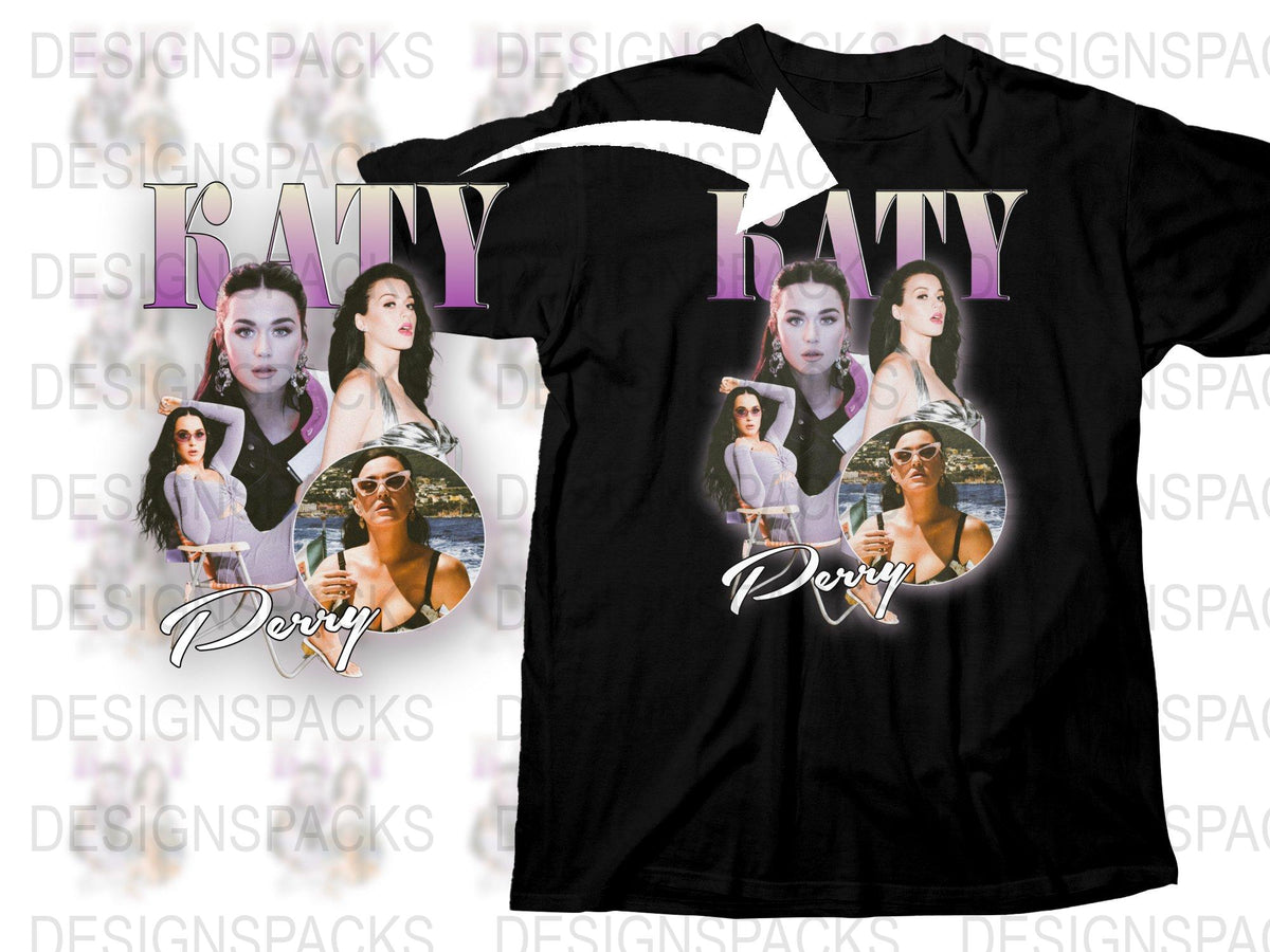 Trendy Graphic T-Shirt with Modern Celebrity Style Design, Fashionable Casual Wear, Black Tee with Celebrity Faces