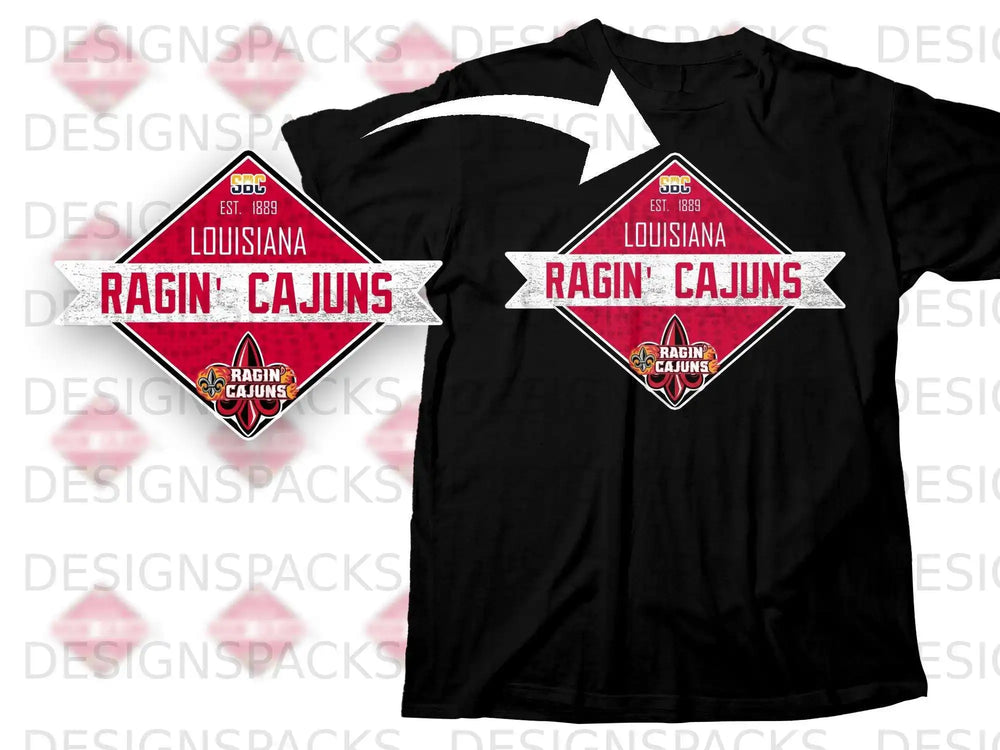 Louisiana Ragin' Cajuns Est. 1893 SBC T-shirt