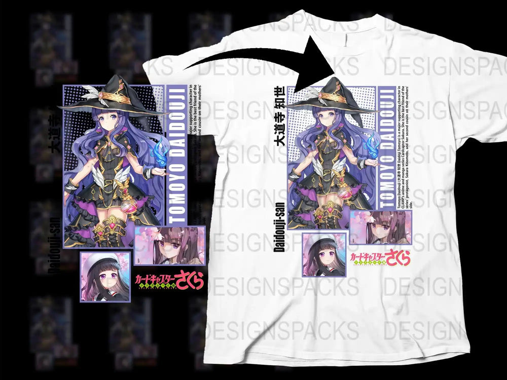 Anime Girl T-Shirt, Colorful Graphic Tee, Japanese Text Design, Urban Streetwear, Fashionable Casual Top, Men's and Women's Sizes Available