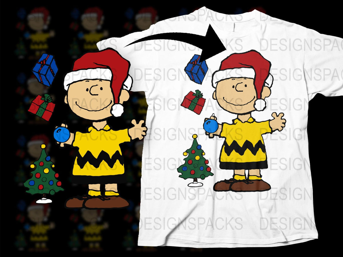 Charlie Brown Christmas T-Shirt, Vintage Peanuts Holiday Tee, Unisex Cartoon Graphic Shirt