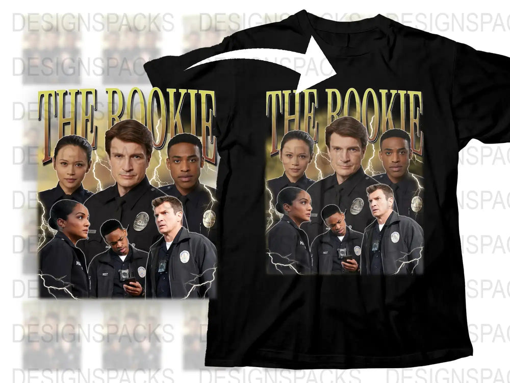 The Rookie TV Show Inspired T-Shirt, Police Drama Series Fan Merch, Unisex Graphic Tee