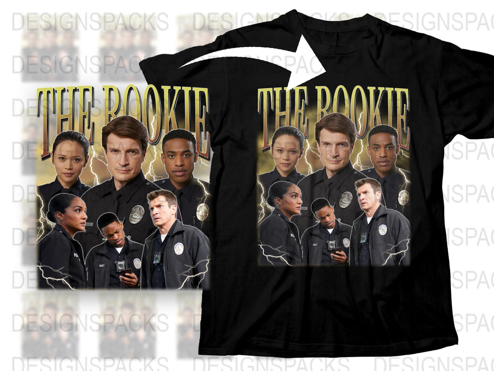 The Rookie TV Show Inspired T-Shirt, Police Drama Series Fan Merch, Unisex Graphic Tee