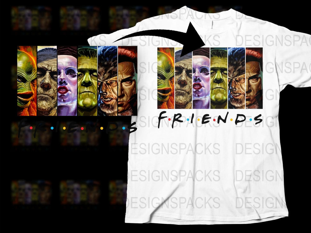 Colorful Abstract Art T-Shirt, Unique Graphic Tee, Modern Pop Art, Casual Streetwear, Multiple Faces Design, Fashionable Top for All