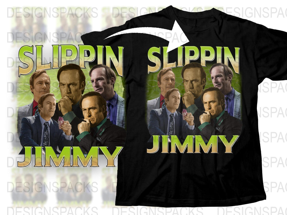 Slippin' Jimmy T-Shirt, Better Call Saul Inspired Graphic Tee, Lawyer Drama TV Show Fan Apparel