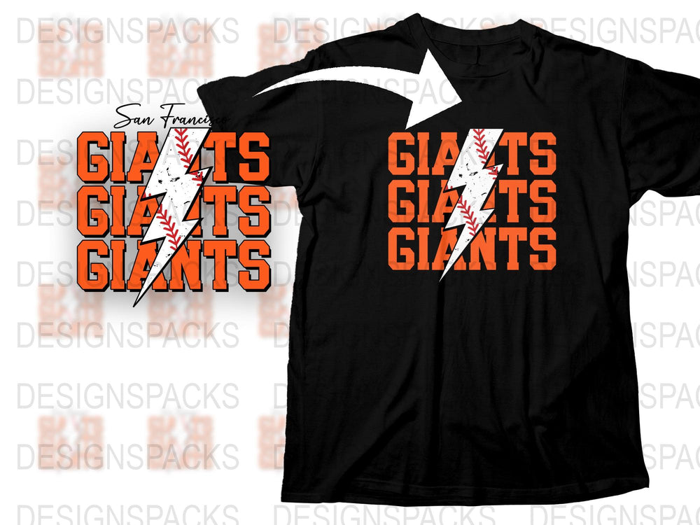 San Francisco Baseball Team Inspired T-Shirt, Orange and Black Graphic Tee, Sports Fan Apparel