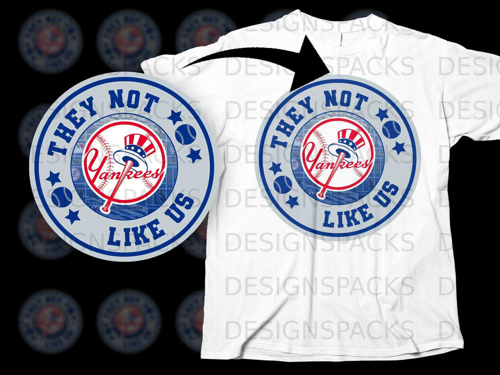 They Not Like Us Yankees Baseball Fan Apparel Shirt