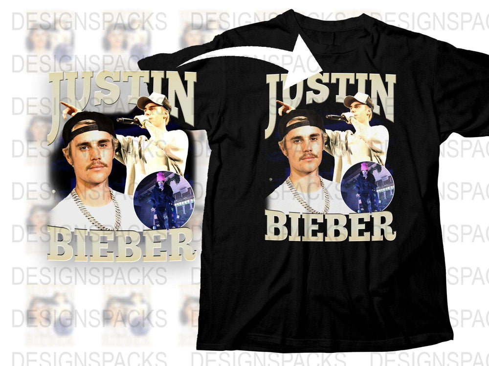 Celebrity Inspired Graphic T-Shirt, Men's Fashion Tee, Pop Artist Fan Apparel, Casual Streetwear Style