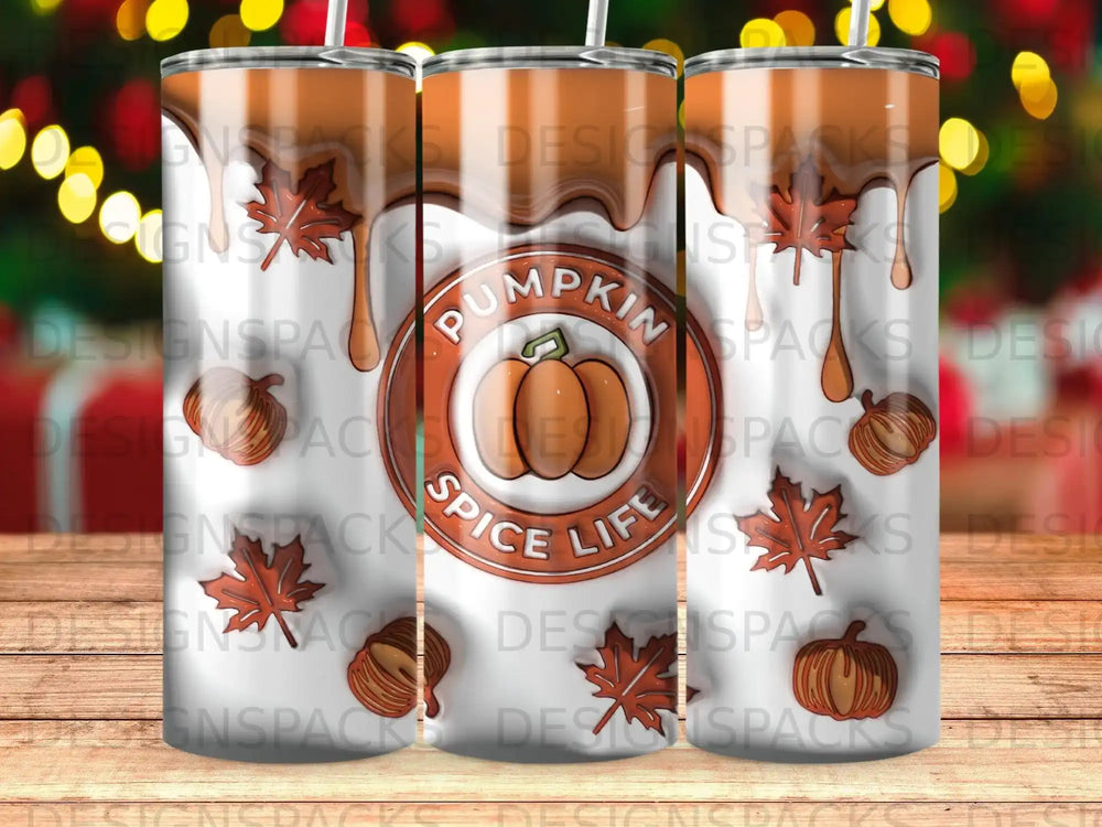 Pumpkin Spice Life Autumn Fall Leaves Pumpkin Design product type