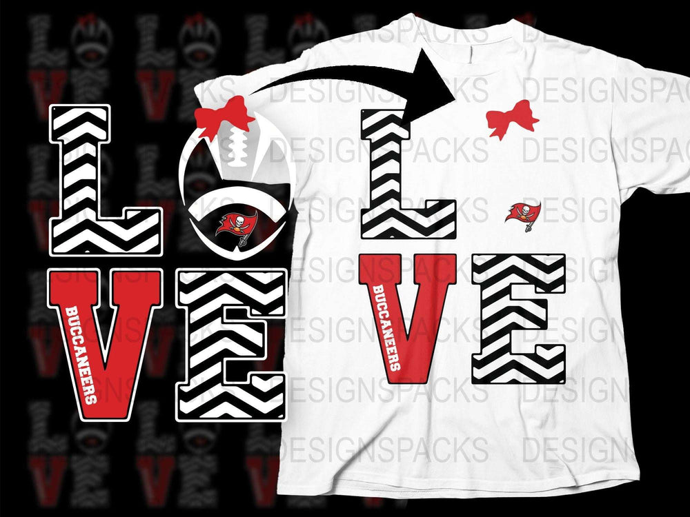 Tampa Bay Buccaneers Inspired T-Shirt, Black and White Graphic Football Tee, Unique Sports Fan Apparel, Casual Wear