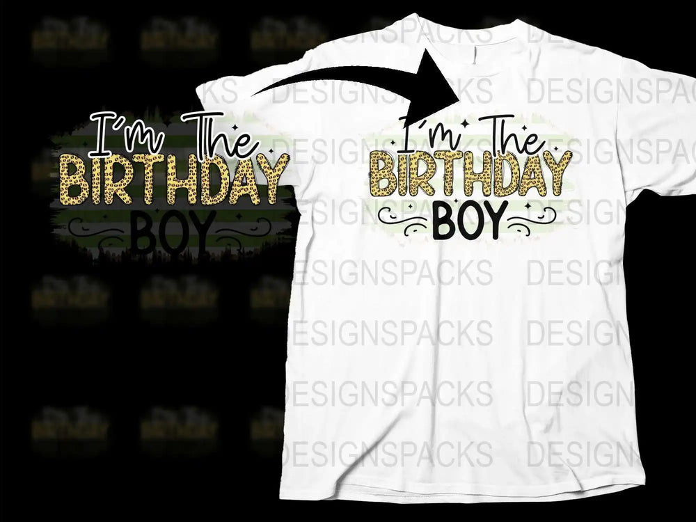 'I'm The Birthday Boy' T-Shirt, Fun Celebration Outfit for Boys, Party Tee
