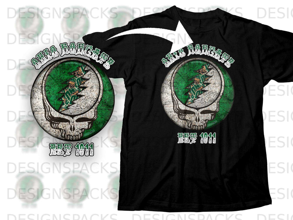Grateful Dead Vintage Style Graphic Tee Design 1011