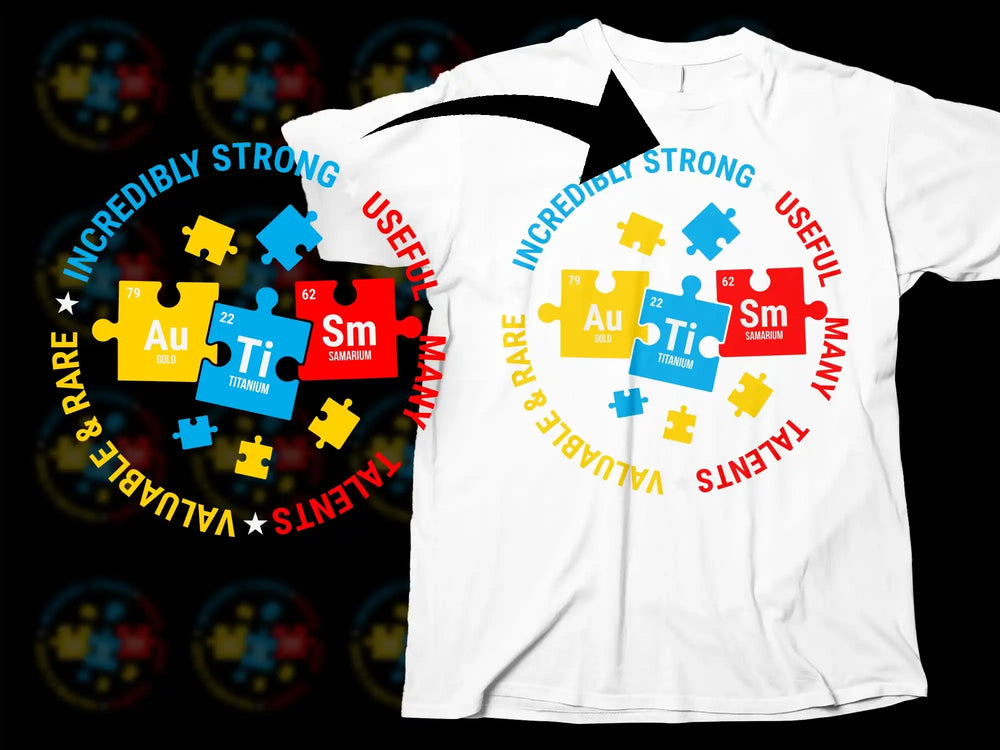 Chemistry Themed T-Shirt, Periodic Table Elements Design, Colorful Educational Graphic Tee