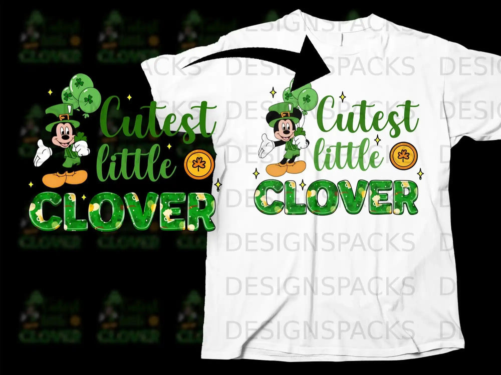Cutest little CLOVER Leprechaun Mouse Gold Coins product type