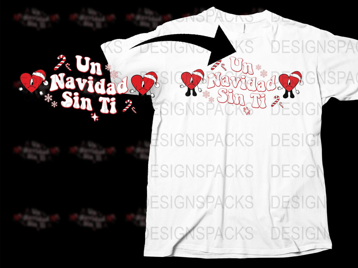 Unisex White T-Shirt with Spanish Love Quote and Heart Balloons Print, Unique Holiday Apparel