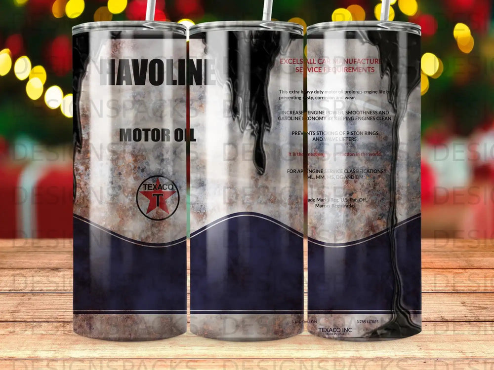 Havoline Motor Oil with Texaco logo, for all car service requirements.