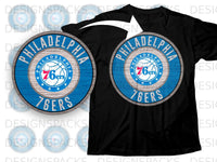 Load image into Gallery viewer, Philadelphia 76ers Logo T-Shirt for Fans Apparel

