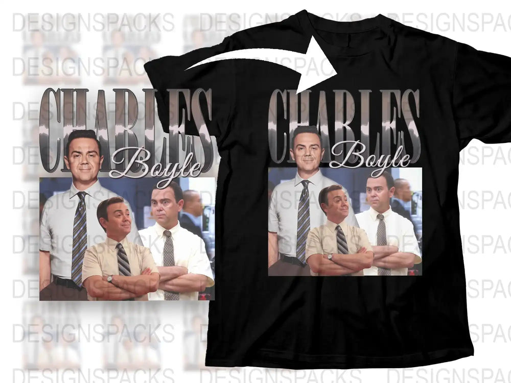 Charles Boyle Graphic T-Shirt, TV Show Fan Apparel, Funny Character Tee, Unique Gift Idea