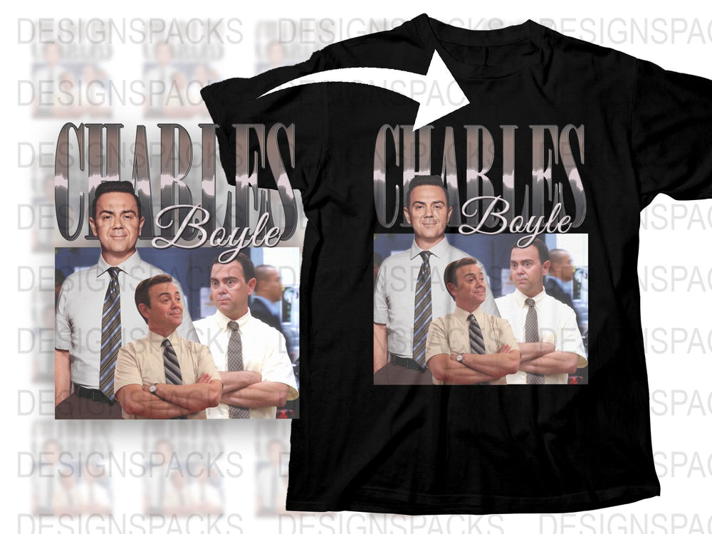 Charles Boyle Graphic T-Shirt, TV Show Fan Apparel, Funny Character Tee, Unique Gift Idea