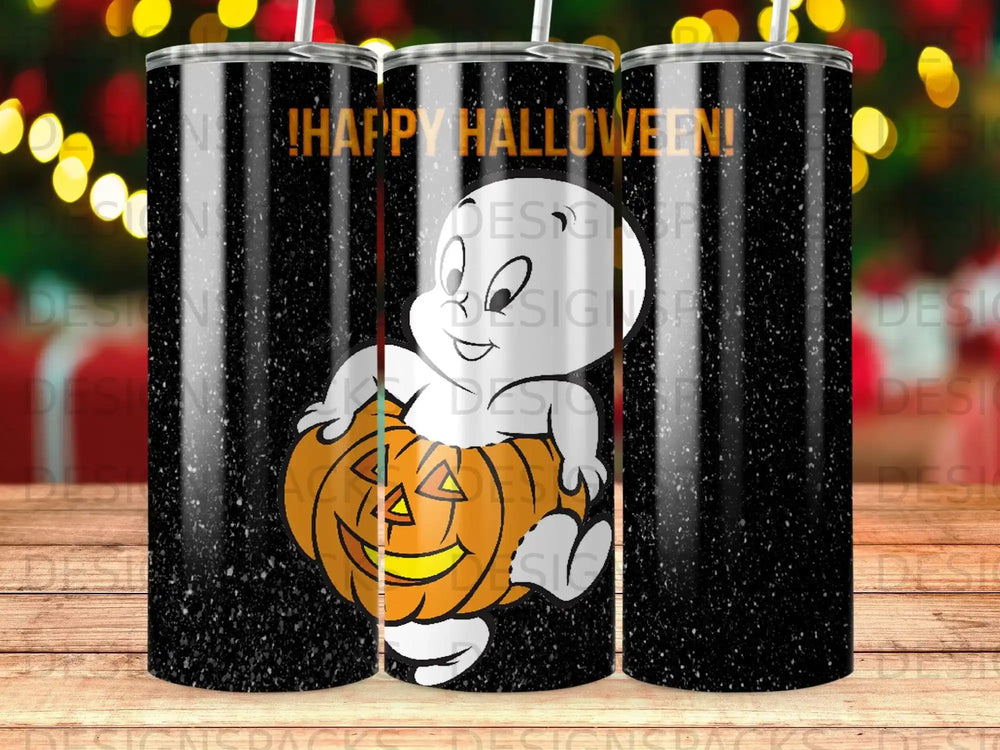 Halloween Casper Ghost Pumpkin Tumbler product type