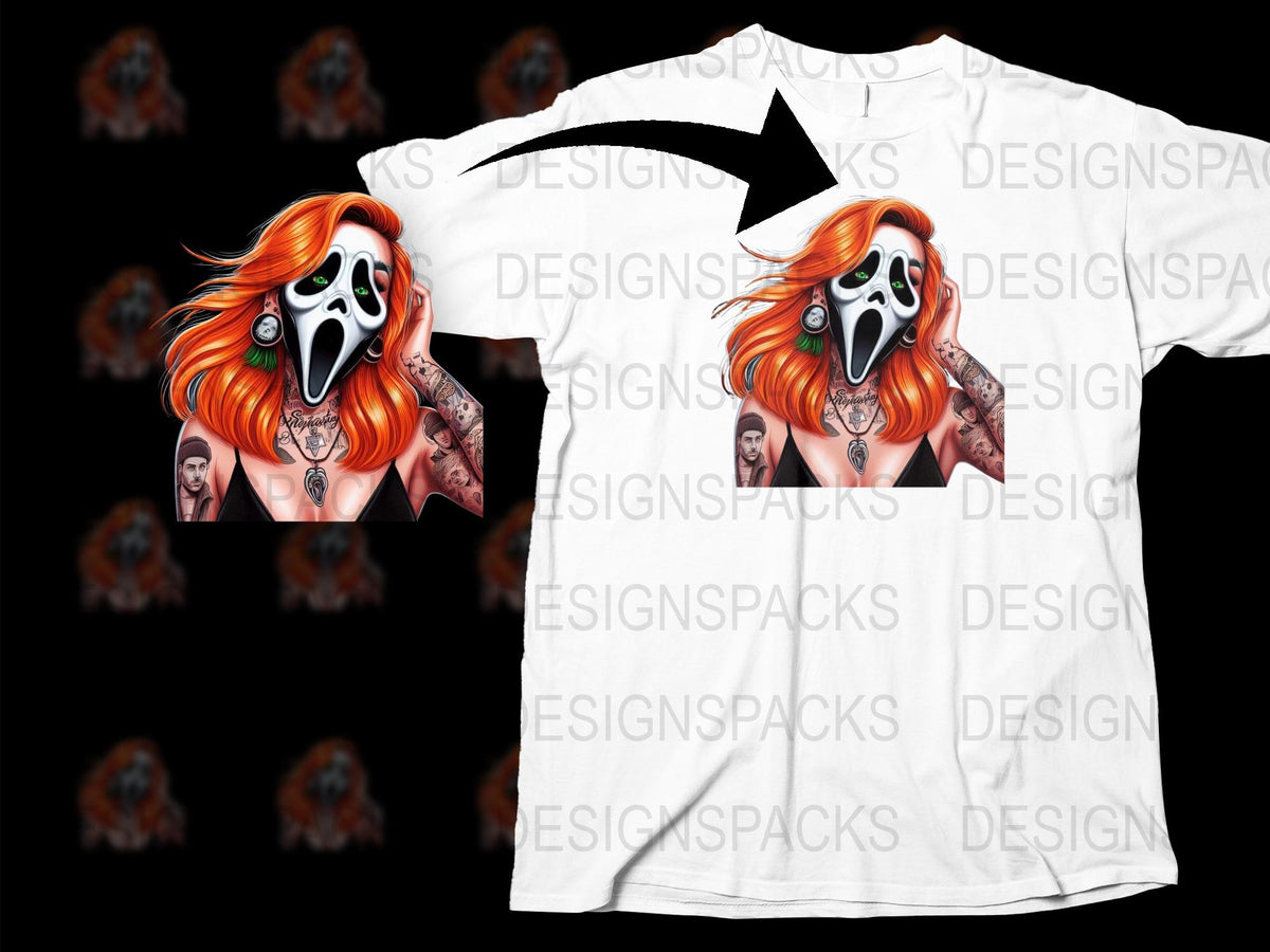 Horror Movie Inspired T-Shirt, Jason Mask Graphic, Unisex White Tee, Cool Halloween Apparel, Unique Gift Idea