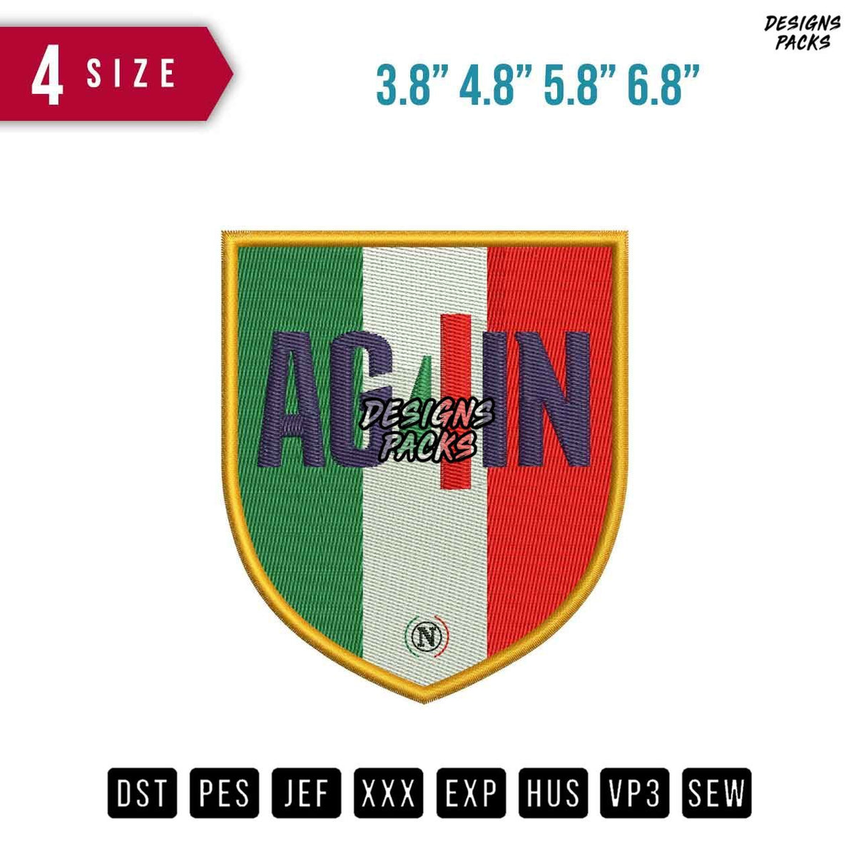 Again Embroidery Design