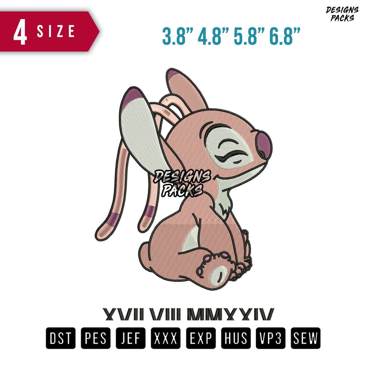 Angel XVII Embroidery Design