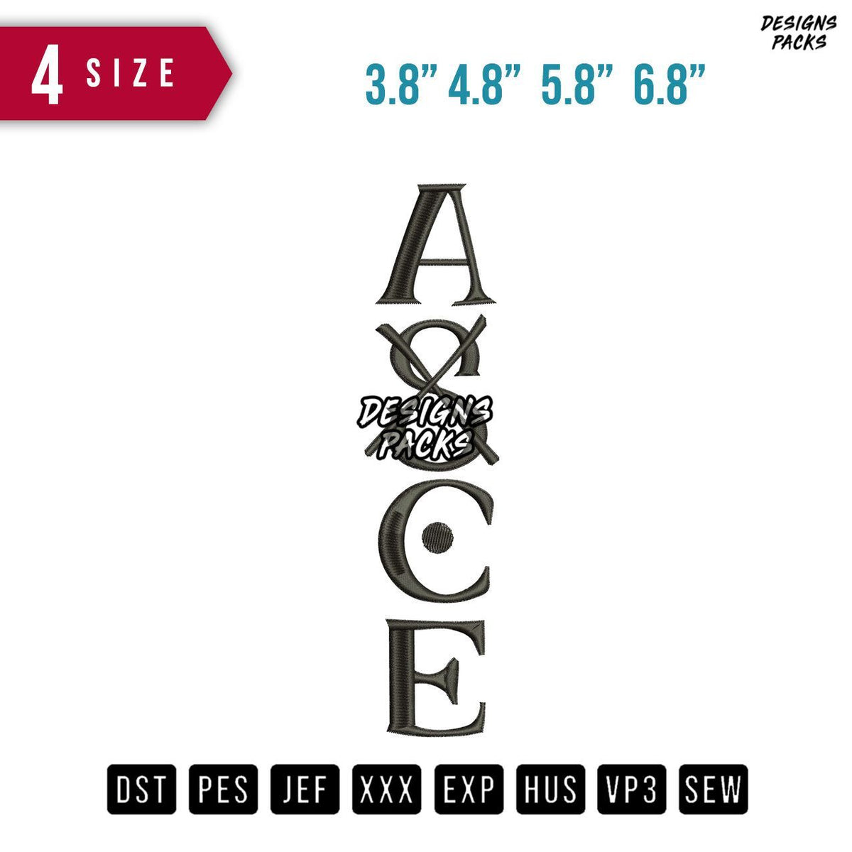 ASCE Sleeve Embroidery Design